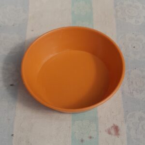 Underfad, brun plast, 4,5/6cm