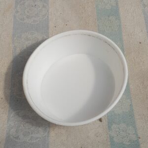 Underfad, hvid plast, 8/10cm