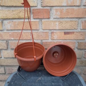 Ampelpotte med ophæng, 20cm i diam.